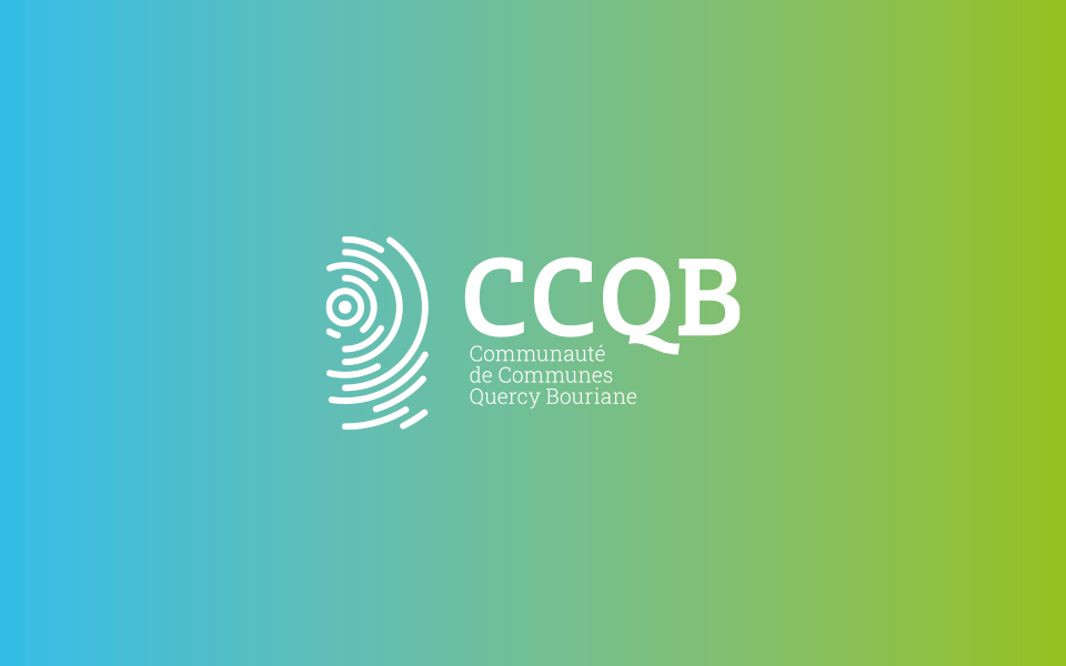 logo CCQB sur fond dégradé